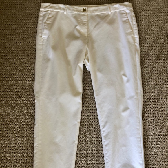 Michael Kors white ankle pants size 12 Petite - Picture 1 of 7